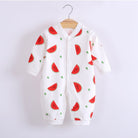 Baby Long Sleeve sleepsuit Romper Pyjamas | Cotton Clothes Newborn Cute Rompers Baby boy Girl Kids - Boo & Bub