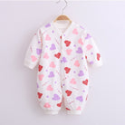 Baby Long Sleeve sleepsuit Romper Pyjamas | Cotton Clothes Newborn Cute Rompers Baby boy Girl Kids - Boo & Bub