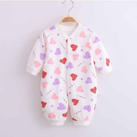 Baby Long Sleeve sleepsuit Romper Pyjamas | Cotton Clothes Newborn Cute Rompers Baby boy Girl Kids - Boo & Bub