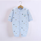 Baby Long Sleeve sleepsuit Romper Pyjamas | Cotton Clothes Newborn Cute Rompers Baby boy Girl Kids - Boo & Bub