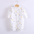 Baby Long Sleeve sleepsuit Romper Pyjamas | Cotton Clothes Newborn Cute Rompers Baby boy Girl Kids - Boo & Bub