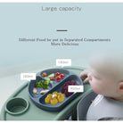 Baby Silicone Dining Set | Suction Plate BPA Free Microwavable Bowl Food Grade Training Dinning Tableware - Boo & Bub