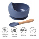 Baby Silicone Dining Set | Suction Plate BPA Free Microwavable Bowl Food Grade Training Dinning Tableware - Boo & Bub