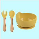 Baby Silicone Dining Set | Suction Plate BPA Free Microwavable Bowl Food Grade Training Dinning Tableware - Boo & Bub