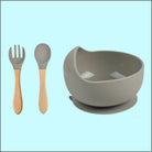 Baby Silicone Dining Set | Suction Plate BPA Free Microwavable Bowl Food Grade Training Dinning Tableware - Boo & Bub