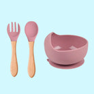 Baby Silicone Dining Set | Suction Plate BPA Free Microwavable Bowl Food Grade Training Dinning Tableware - Boo & Bub