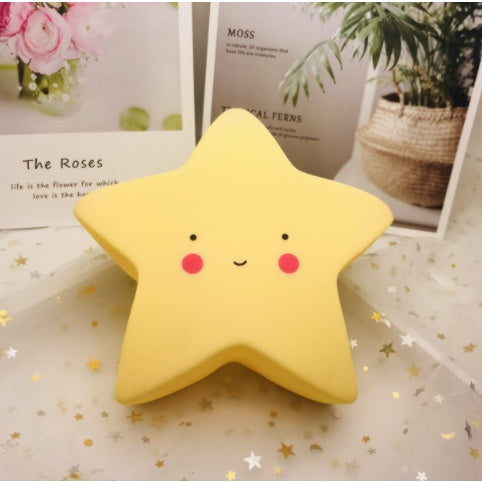 Cute Mini Lamp | Silicone Night Light Cloud Star Moon Mushroom Led for Kids Baby Bedroom Desktop Decor Night Lights - Boo & Bub