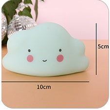 Cute Mini Lamp | Silicone Night Light Cloud Star Moon Mushroom Led for Kids Baby Bedroom Desktop Decor Night Lights - Boo & Bub