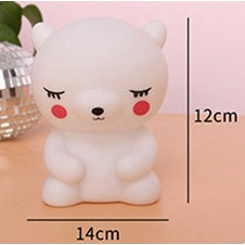 Cute Mini Lamp | Silicone Night Light Cloud Star Moon Mushroom Led for Kids Baby Bedroom Desktop Decor Night Lights - Boo & Bub