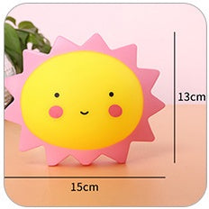 Cute Mini Lamp | Silicone Night Light Cloud Star Moon Mushroom Led for Kids Baby Bedroom Desktop Decor Night Lights - Boo & Bub