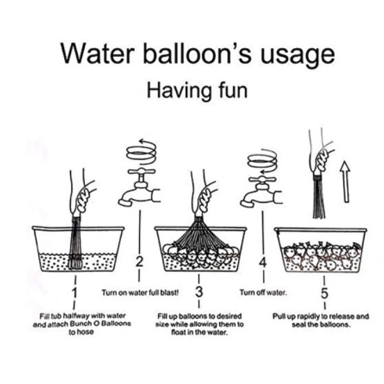 Magic Water Bombs Balloon | Amazing Filling Ball Children Water War Game Supplies Kids Summer Outdoor Beach - Boo & Bub
