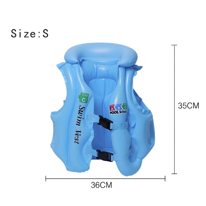Children's Life Vest Jacket | Swimsuit Inflatable floatable Baby Pools Swimming Water Float Kids safety - Boo & Bub