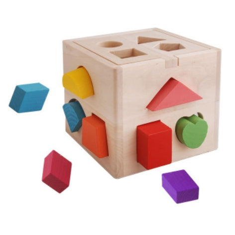 Creative 3D Wooden Cube Puzzle | Educational Toys For Children | Kids Brain Teaser Toy - Boo & Bub