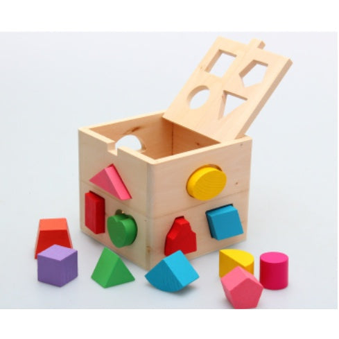 Creative 3D Wooden Cube Puzzle | Educational Toys For Children | Kids Brain Teaser Toy - Boo & Bub