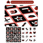 Baby Visual Stimulation Training Card | Black White High Contrast Early Educational Learning Flash Cards - Boo & Bub