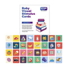 Baby Visual Stimulation Training Card | Black White High Contrast Early Educational Learning Flash Cards - Boo & Bub