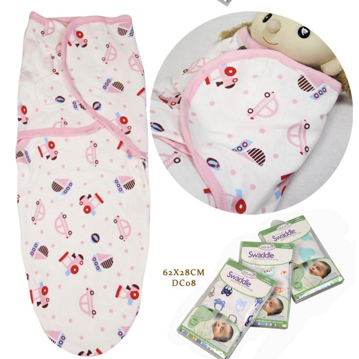 Newborn Baby Swaddle Wrap | 100% Cotton  soft infant blanket Swaddling sleepsack sleeping wrapper cover - Boo & Bub