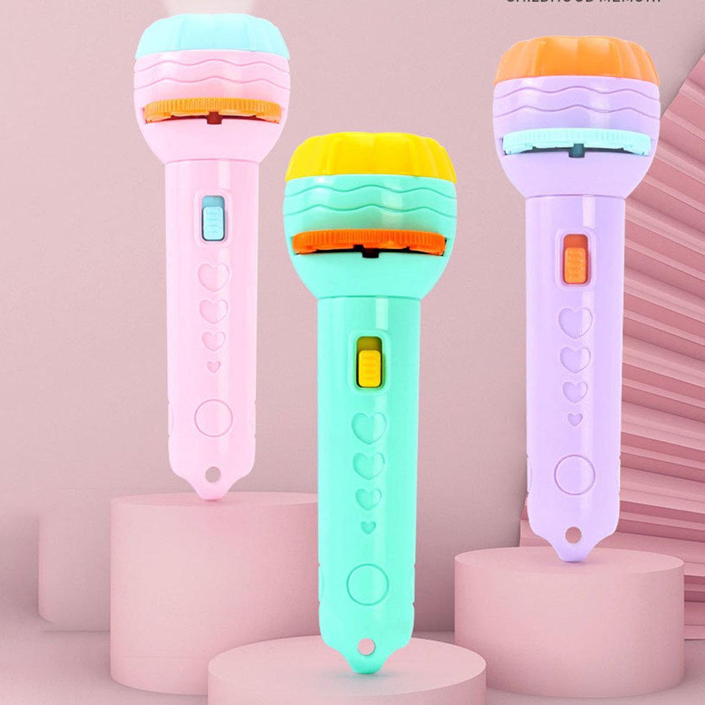 Projector Torch Lamp Toy | Early Education Toy for Kid Holiday Birthday Xmas Gift Light Up Toy Bedtime Story Book - Boo & Bub