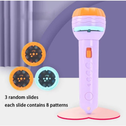 Projector Torch Lamp Toy | Early Education Toy for Kid Holiday Birthday Xmas Gift Light Up Toy Bedtime Story Book - Boo & Bub