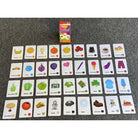 36pcs Double Side Big Flash Cards | Baby Children Cognition Body Parts Animal Fruits Flashcards Montessori - Boo & Bub