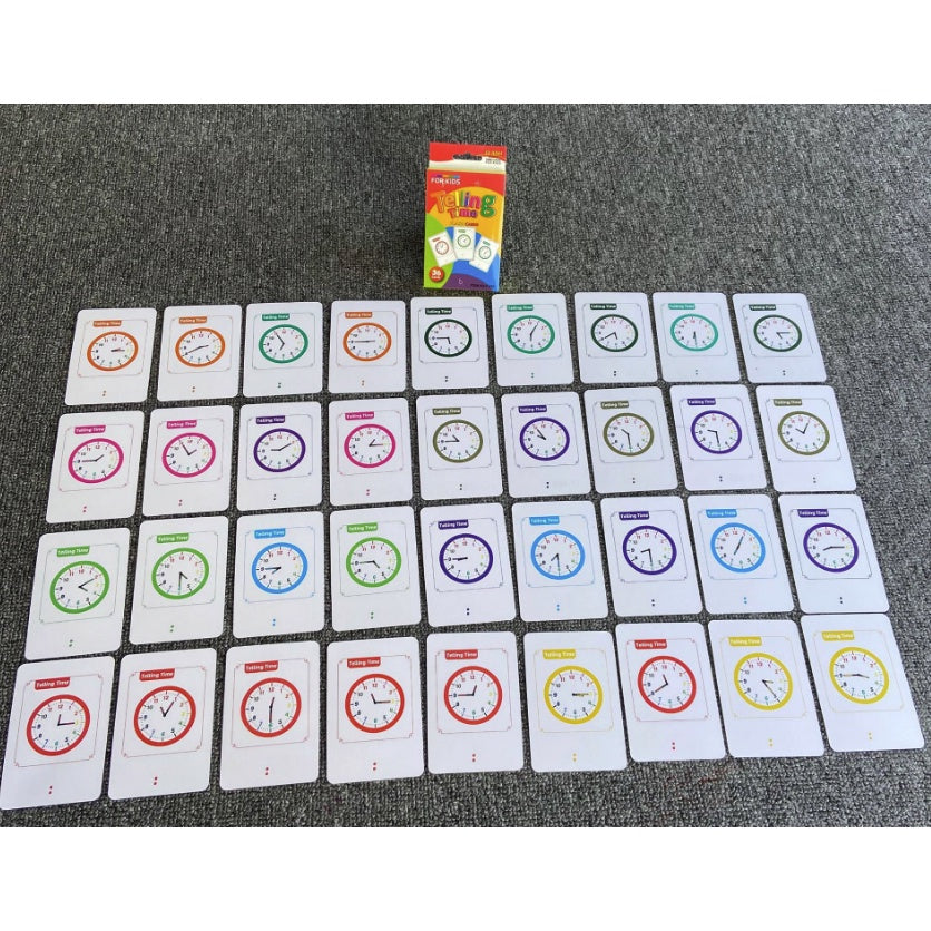 36pcs Double Side Big Flash Cards | Baby Children Cognition Body Parts Animal Fruits Flashcards Montessori - Boo & Bub