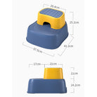 Dual Height Two Step Stool For Kids Toddler's Stool For Potty Training Baby Bathroom Exercise Step Stools - Boo & Bub