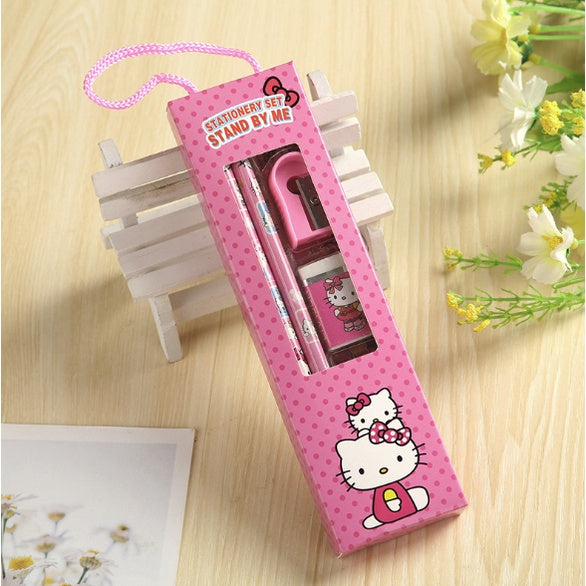 5pcs Pencil Stationery Set with Box | Gift Goodies Setfor children birthday christmas party | pensil Kartun - Boo & Bub