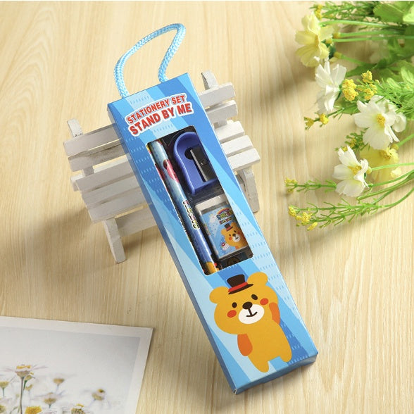 5pcs Pencil Stationery Set with Box | Gift Goodies Setfor children birthday christmas party | pensil Kartun - Boo & Bub