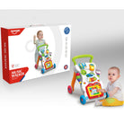 Baby Walker | Stand-to-Sit Trolley High Quality Kids Gift For Toddler Learning Walk Music Piano Phone Drawing Toy - Boo & Bub