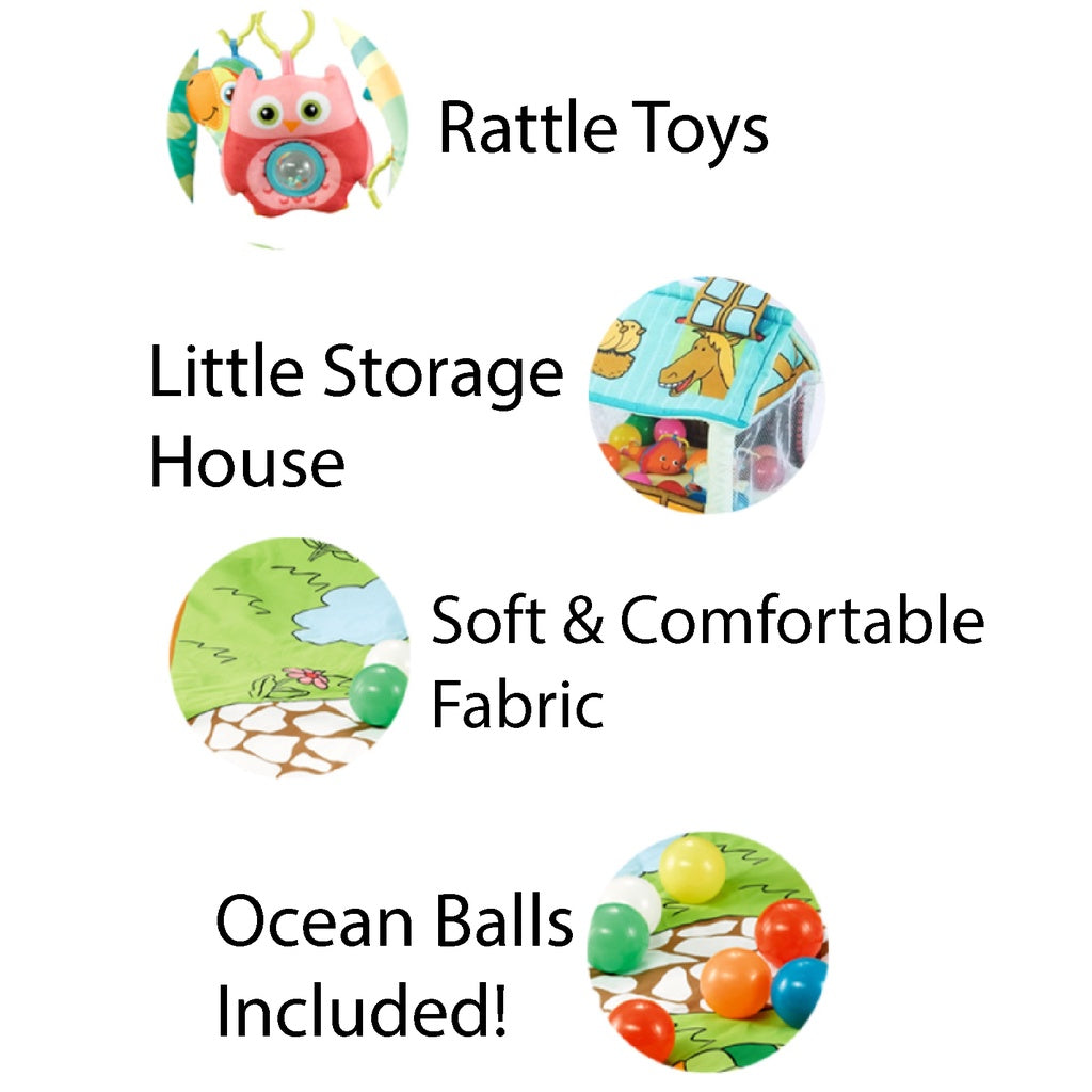 Baby Play Mat | Children Crawling Mat Blanket Infant Play Rug Kids Activity Mat Gym Baby Tapete Infant Fitness - Boo & Bub