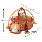 3-in-1 Baby Activity Gym Mat | Crawling Blanket Infant Game Pad Play Rug Turtle Design Play Mat Children Kids Gift - Boo & Bub