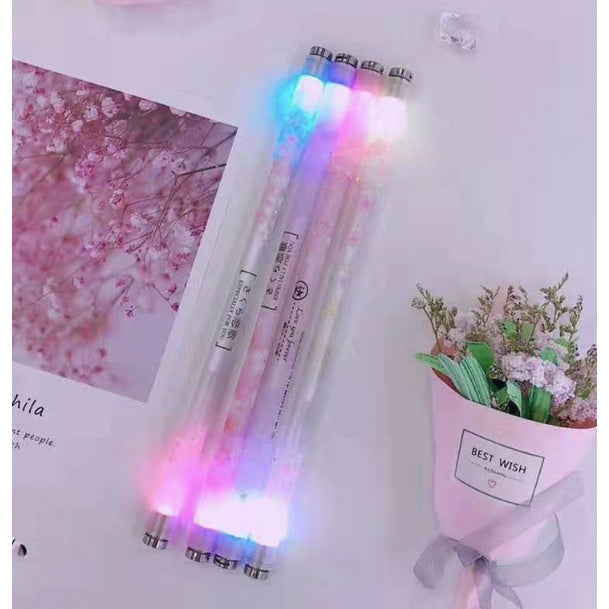 1Pcs - Illuminated Spinning Pen | Led Creative Rolling Special Stationery Kids Release Pressure Viral Spin Toy - Boo & Bub