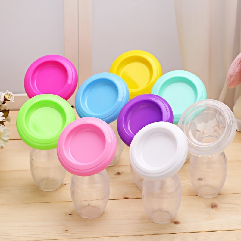 Manual Milk Collector | BPA Free Silicone Breast Pump Baby Feeding Breast Milk Pam Susu - Boo & Bub