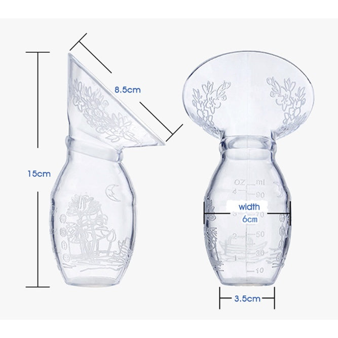Manual Milk Collector | BPA Free Silicone Breast Pump Baby Feeding Breast Milk Pam Susu - Boo & Bub