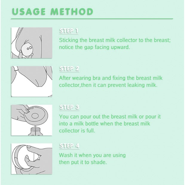 Silicone Breast Milk Collector Shell | Silicone Breast Pad Feeding Milk Saver Protect Sore Nipples baby - Boo & Bub