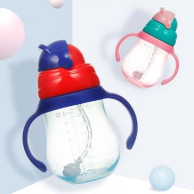 260ml Newborn Water Bottle Leak Proof with Handle | BFA Free Drinking Water Bottle Straw Cup - Boo & Bub