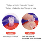 260ml Newborn Water Bottle Leak Proof with Handle | BFA Free Drinking Water Bottle Straw Cup - Boo & Bub