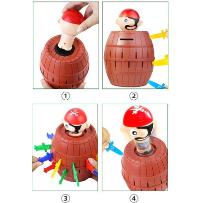 Funny Pirate Barrel Toys Lucky Game | Children Gadget Jokes | Tricky Pirate Barrel - Boo & Bub
