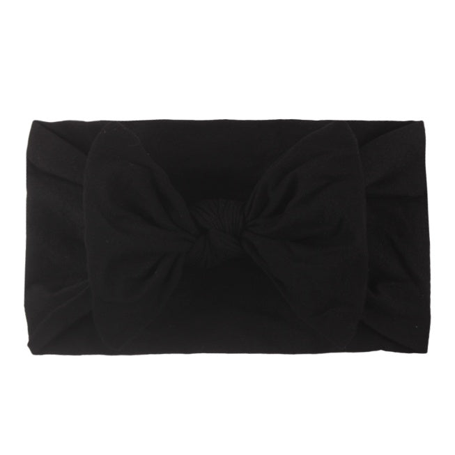Baby Ribbon Headband | Newborn bow Knot Baby Hair Band headwear Infant Elastic Turban Kids Accessories - Boo & Bub