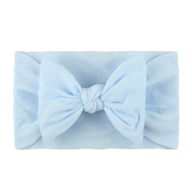 Baby Ribbon Headband | Newborn bow Knot Baby Hair Band headwear Infant Elastic Turban Kids Accessories - Boo & Bub