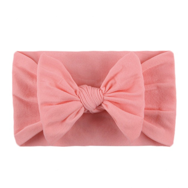 Baby Ribbon Headband | Newborn bow Knot Baby Hair Band headwear Infant Elastic Turban Kids Accessories - Boo & Bub
