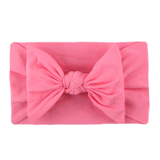 Baby Ribbon Headband | Newborn bow Knot Baby Hair Band headwear Infant Elastic Turban Kids Accessories - Boo & Bub