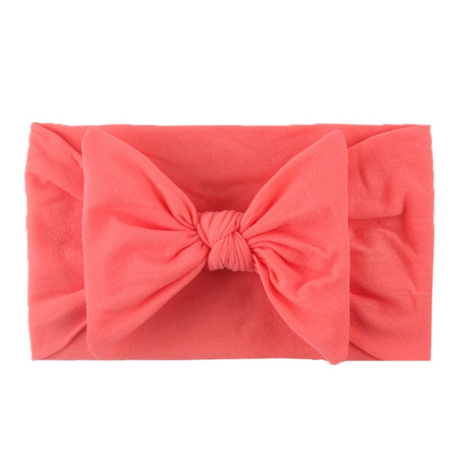 Baby Ribbon Headband | Newborn bow Knot Baby Hair Band headwear Infant Elastic Turban Kids Accessories - Boo & Bub