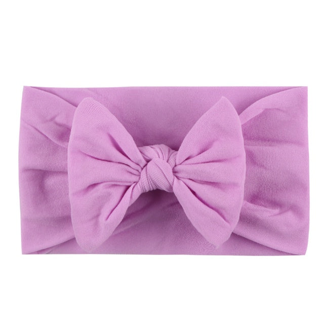 Baby Ribbon Headband | Newborn bow Knot Baby Hair Band headwear Infant Elastic Turban Kids Accessories - Boo & Bub