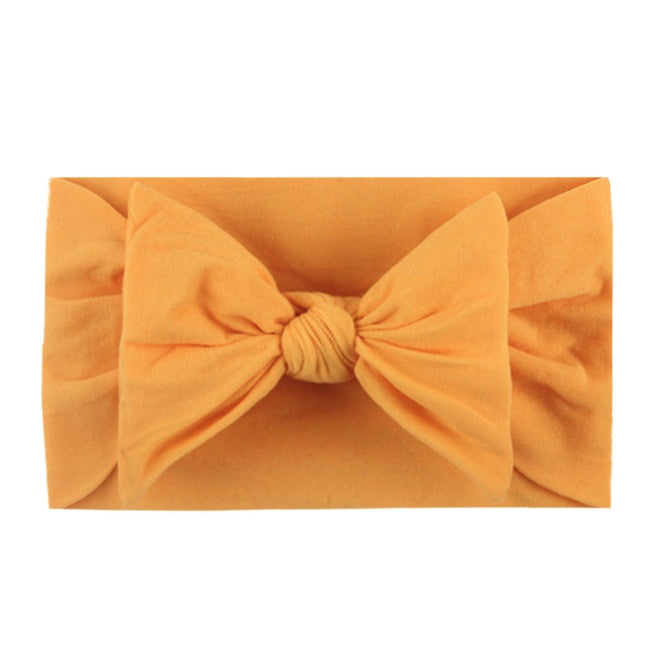 Baby Ribbon Headband | Newborn bow Knot Baby Hair Band headwear Infant Elastic Turban Kids Accessories - Boo & Bub