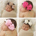 Baby Ribbon Headband | Newborn Cute Girl kids Bow Elastic Hairband headwrap Children Hair Accessories - Boo & Bub