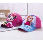 Kid Cartoon Cap | Children SunSummer Caps Girls Hat Mickey Minnie Spiderman Frozen Elsa Sophia Baby Boy - Boo & Bub