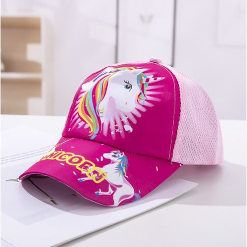 Kid Cartoon Cap | Children SunSummer Caps Girls Hat Mickey Minnie Spiderman Frozen Elsa Sophia Baby Boy - Boo & Bub