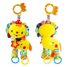 Hanging Animal Plush Toys| Multifunctional Baby Rattles Mobiles Soft Cotton Infant Pram Stroller Car Bed Rattles - Boo & Bub