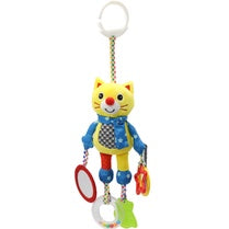 Hanging Animal Plush Toys| Multifunctional Baby Rattles Mobiles Soft Cotton Infant Pram Stroller Car Bed Rattles - Boo & Bub